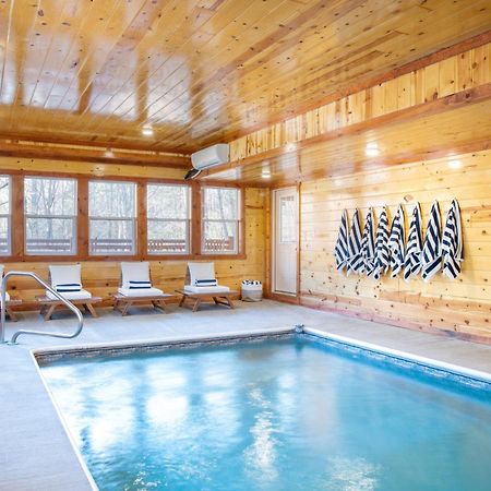 סביירוויל Sycamore By Avantstay Spectacular Mountain Home W Indoor Pool Hot Tub Home Theatre Fire Pit מראה חיצוני תמונה